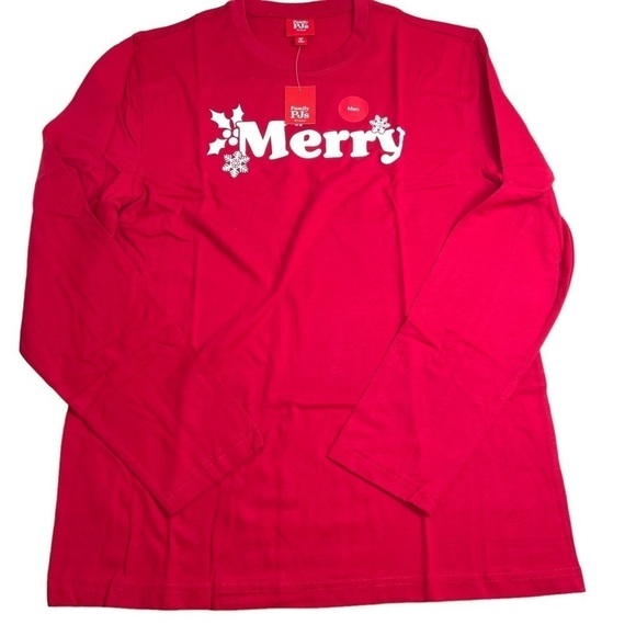 Macy’s Family PJs Pajamas Men's Merry Snowflake Mix It Family Set Medium New - Picture 3 of 12